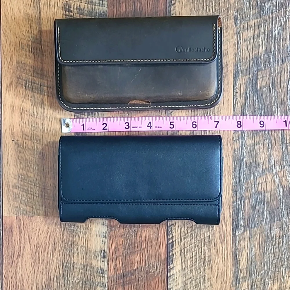 Leather Belt Phone Clip Case